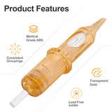 Quality Tattoo Cartridge Needles EVO Round Liner #10 BugPin