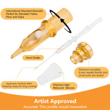 Quality Tattoo Cartridge Needles EVO Round Liner #10 BugPin