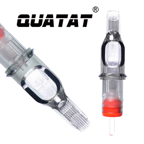 Curved Magnum #10 Long Taper QUATAT Tattoo Needle Cartridges