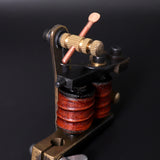 QUATAT Master Coil Tattoo Machine Shader Brass