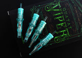 VIPER Round Liner #10 BugPin Long Taper Tattoo Needle Cartridges