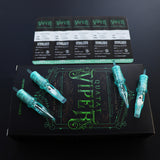 VIPER Super Tight Round Liner #12 Extra Long Taper Tattoo Needle Cartridges