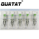 Round Shader #12 Medium Taper QUATAT Tattoo Needle Cartridges Angled Cut
